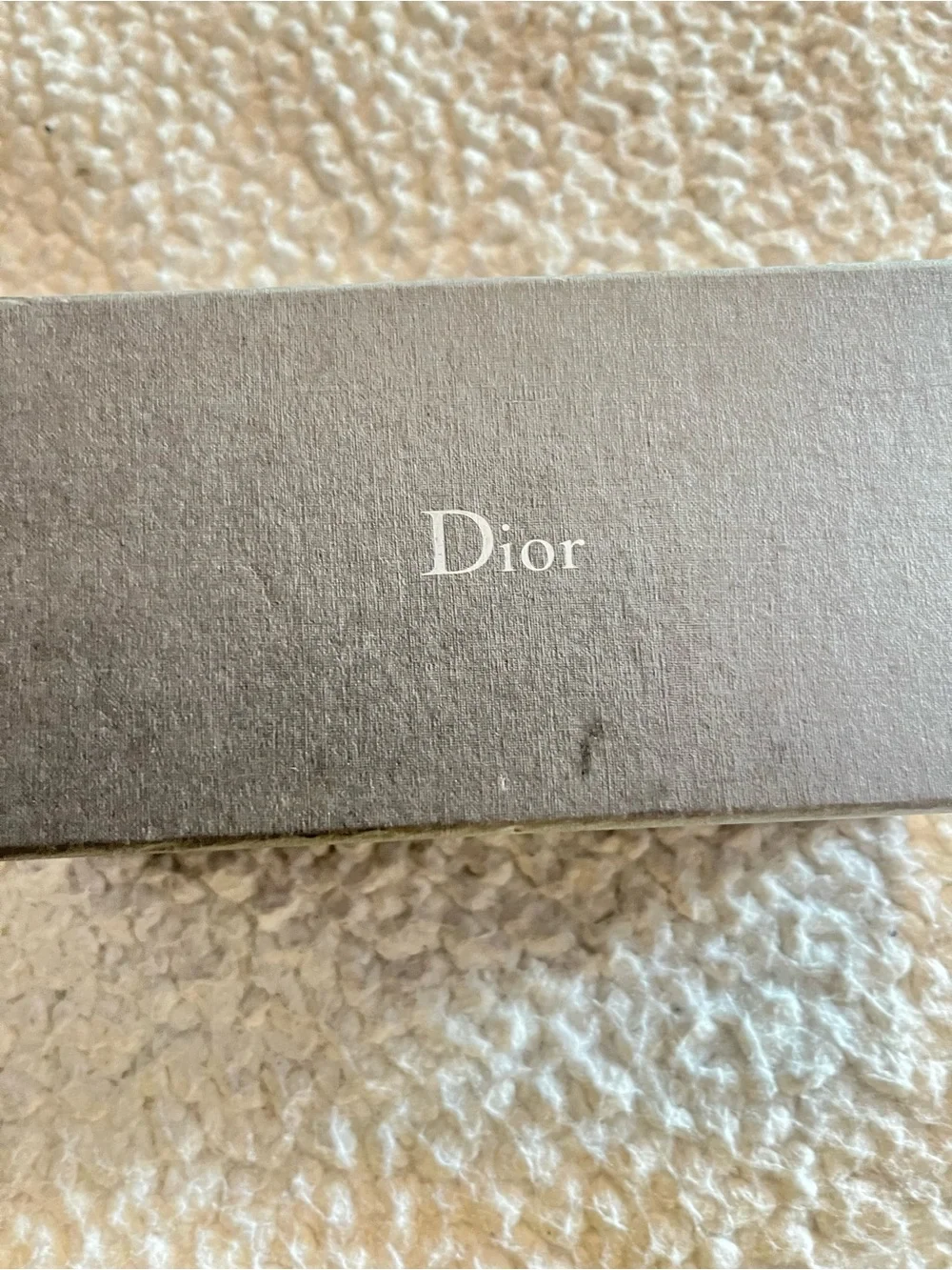 Dior Rimless Sunglasses with Silver Frame and Yellow Nose Pads